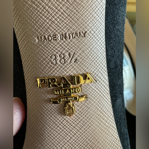 Prada Calzature Donna Heel - Black Suede - Picture 2 of 11